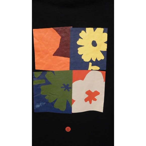 STANCE Street Art 100% Cotton Floral Graphic Mid-Weight Shirt XS (36" Chest) - Picture 4 of 5